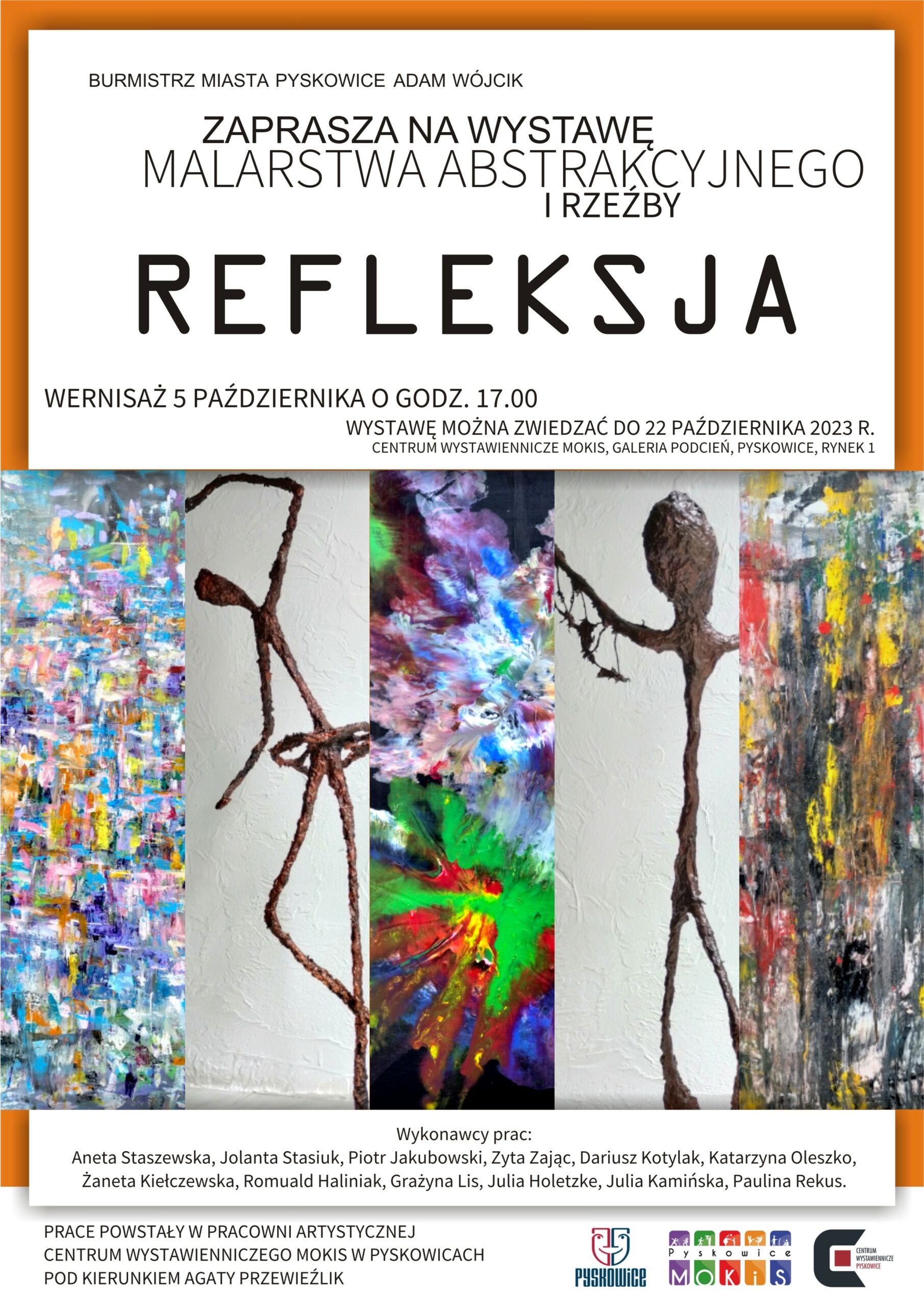 Wystawa malarstwa abstrakcyjnego i rzeźby „REFLEKSJA”