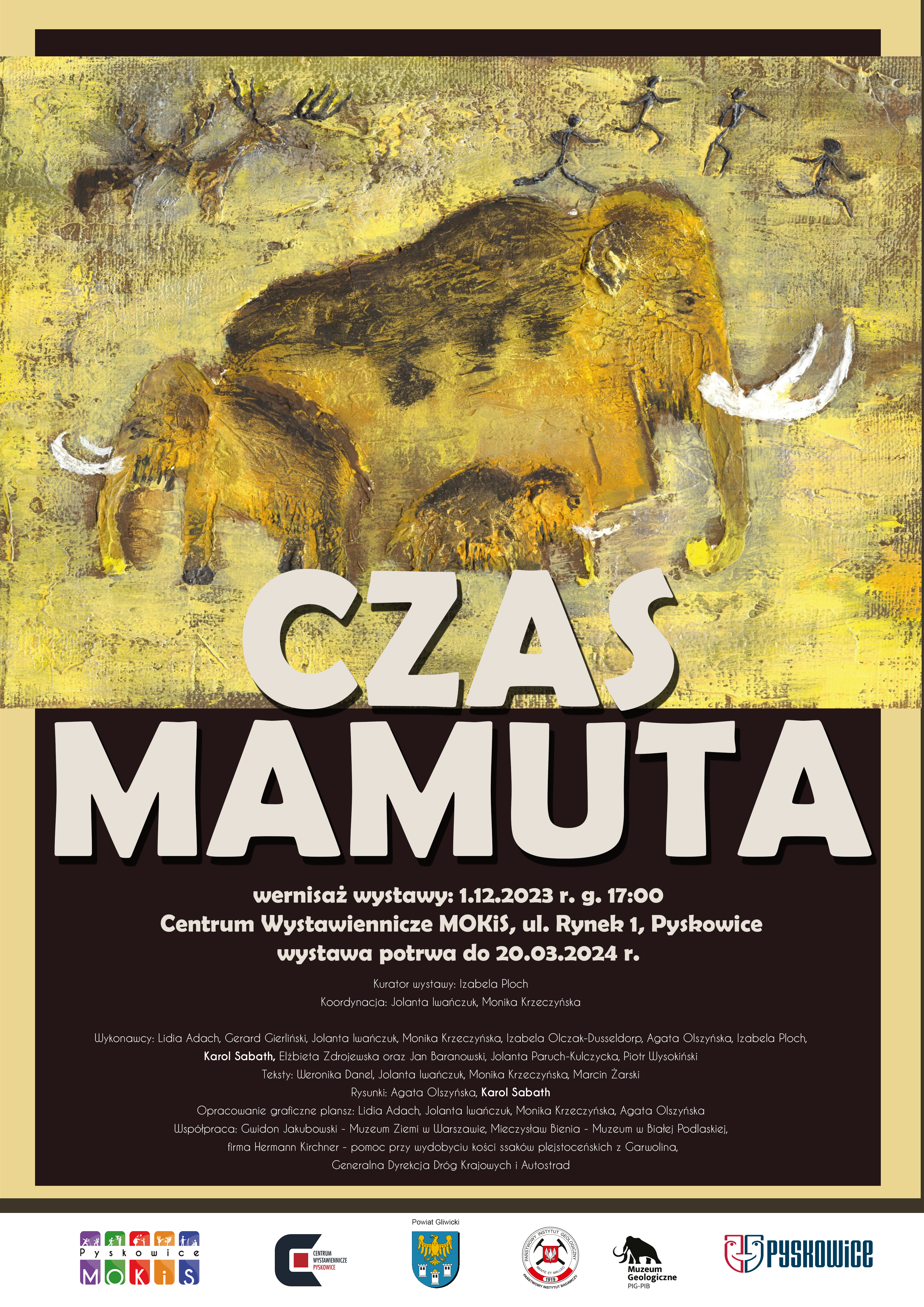 Plakat promujący Czas Mamuta