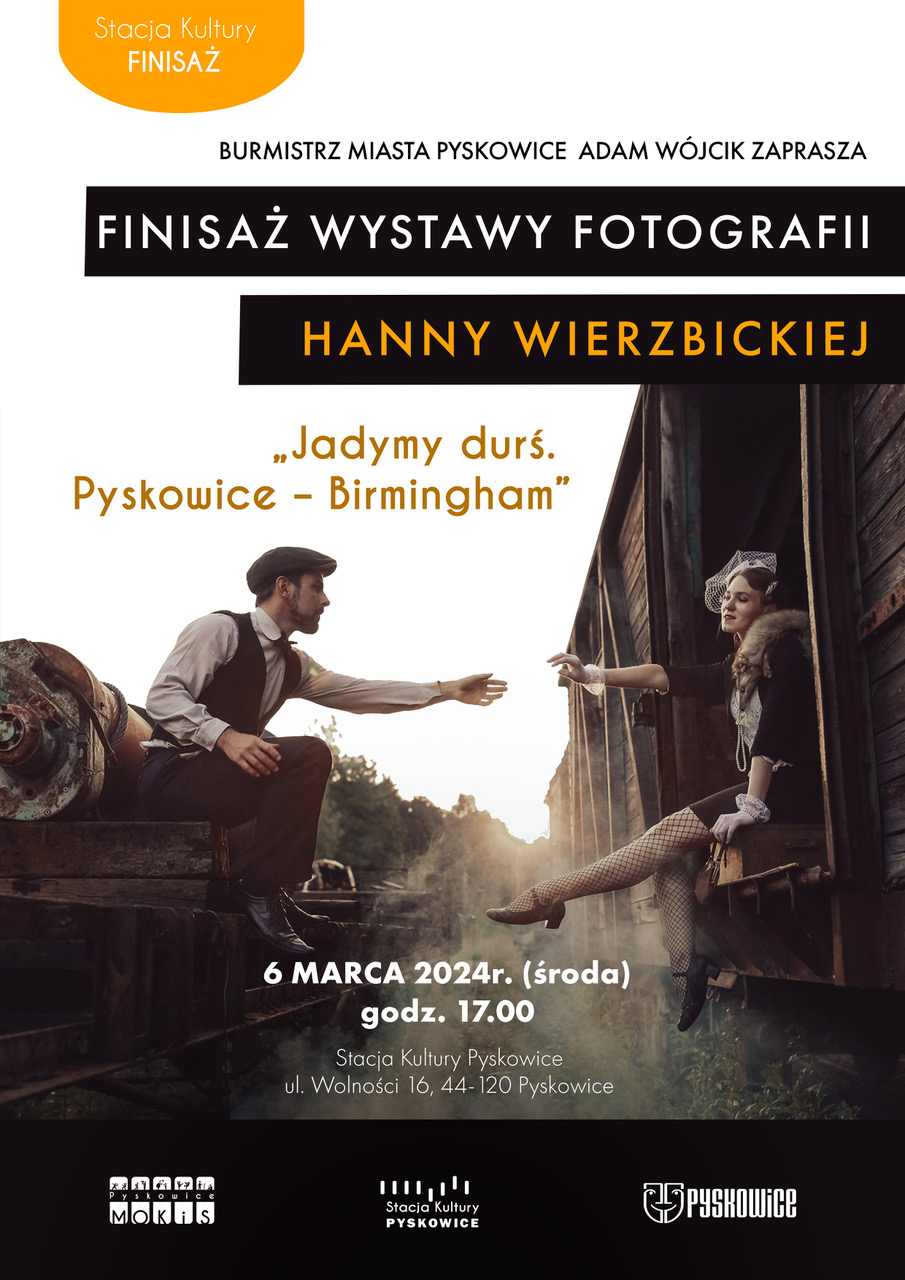 Plakat promujący fizisaż wystawy Hanny Wierzbickiej