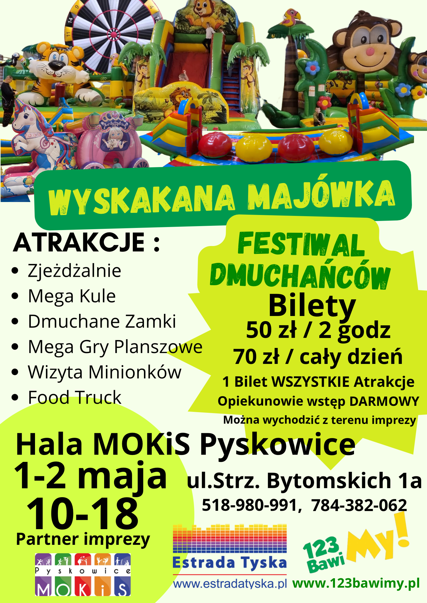 Wyskakana Majówka – Festiwal Dmuchańców